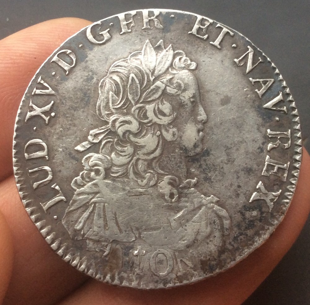 monnaies europe medievale royales ecu a ecu de france louis xv 1721 w lille