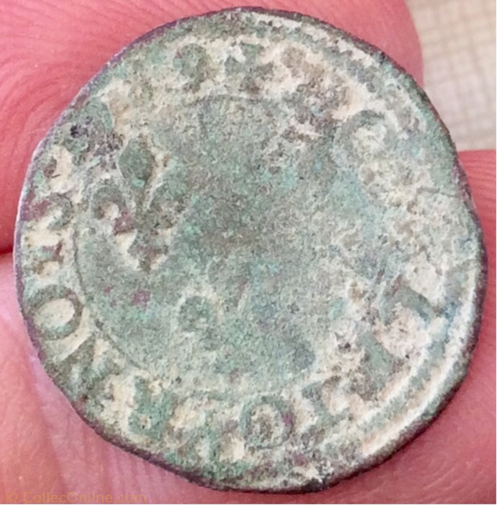 monnaie france a royale double tournois henri iii 1589 e tours