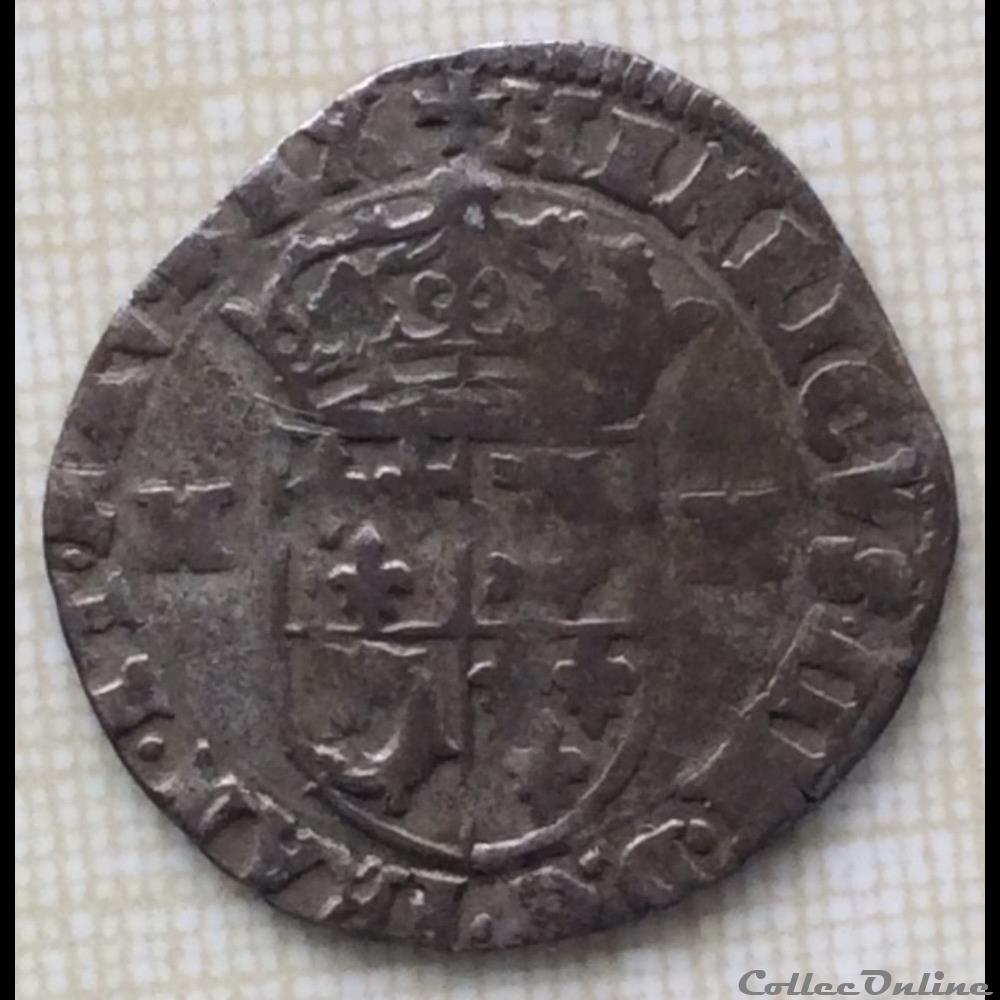 Douzain du Dauphiné Henri IIII 1597 Z Grenoble monnaie france royale douzain du dauphine henri iiii 1597 z grenoble