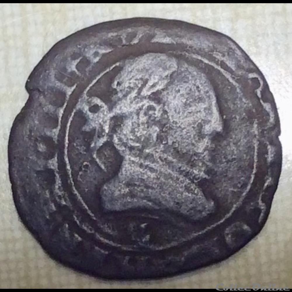 Double tournois Henri III 1585 Z Grenoble monnaie france a royale double tournois henri iii 1585 z grenoble