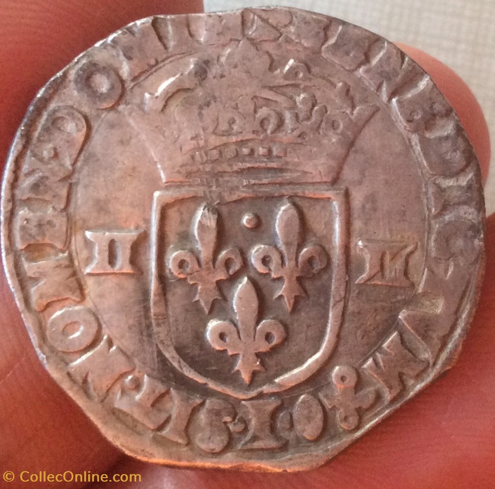 QUART D'ÉCU DE Henri IIII 1610 L Bayonne monnaies europe medievale france royales quart ecu de henri iiii 1610 l bayonne