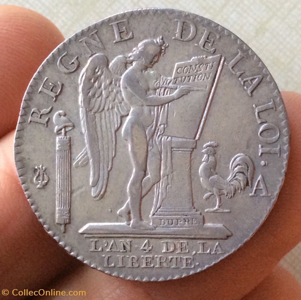 monnaies europe medievale france royales demi ecu au genie louis xvi 1792 a paris