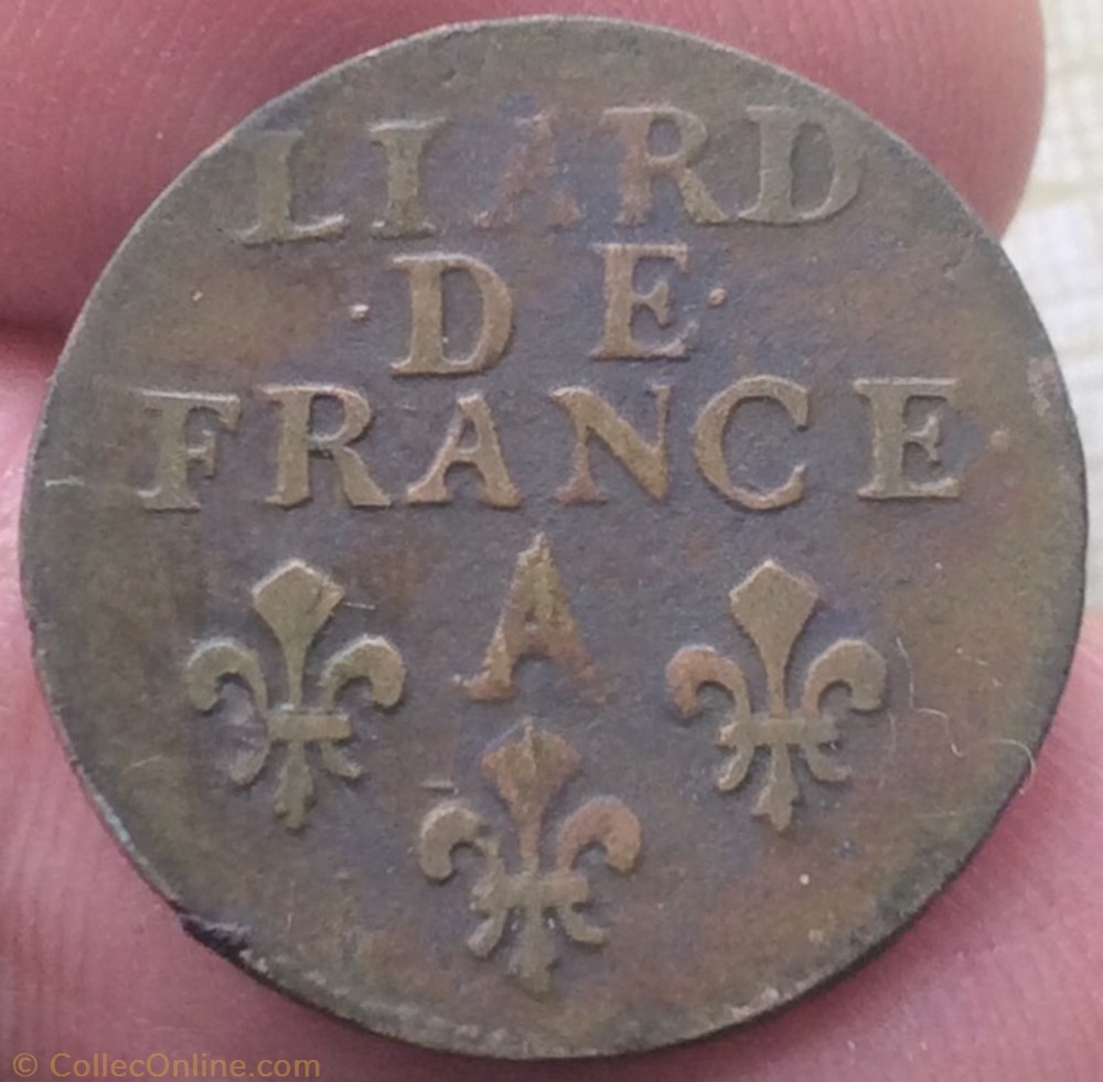 Liard de France Louis XIV 1694 A Paris monnaie royale liard de france louis xiv 1694 a paris
