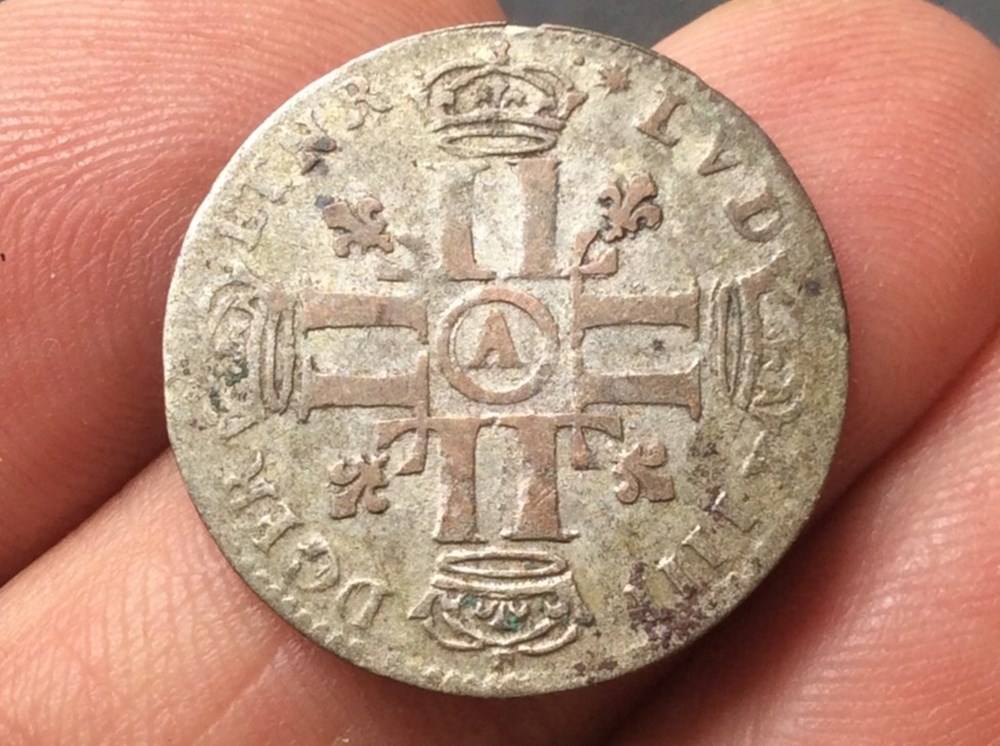 Quinzain aux 8 L Louis XIV 1695 A PARIS monnaies europe medievale france royales quinzain aux 8 l louis xiv 1695 a paris