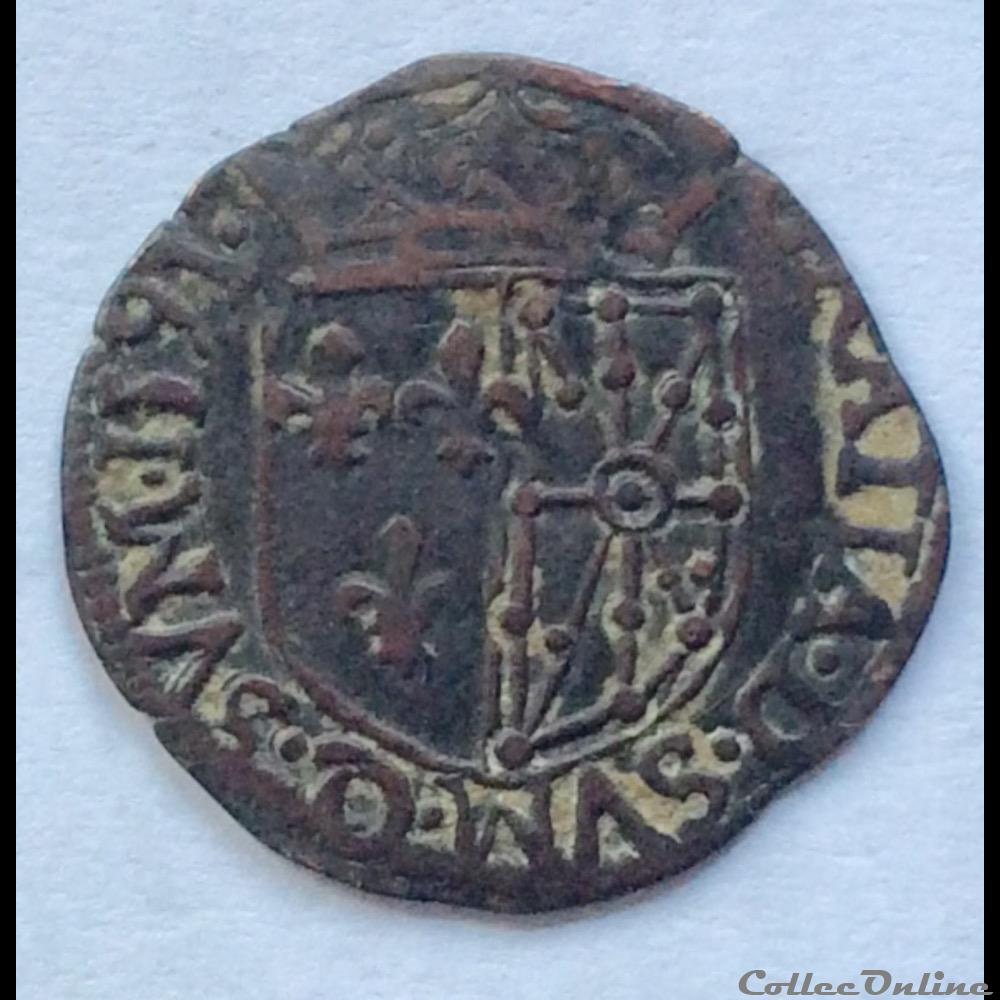 Douzain de Navarre Henri IIII 1591 Saint Palais monnaie france royale douzain de navarre henri iiii 1591 saint palais