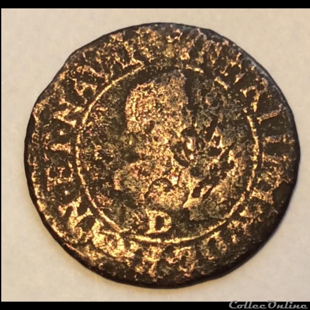 Double tournois 1607 D sous le buste Lyon Henri IIII CGKL 202 B monnaie france royale double tournois 1607 d sous le buste lyon henri iiii cgkl 202 b