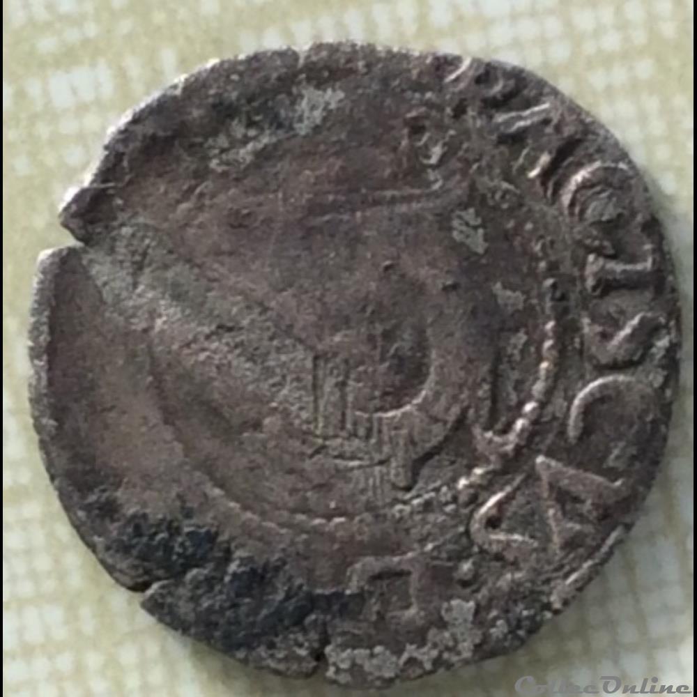 Liard au dauphin à la Croisette François 1er Y Romans monnaie france royale liard au dauphin a la croisette francois 1er y romans