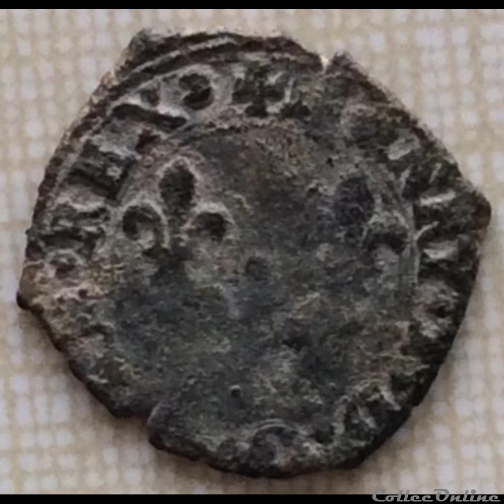 monnaie france royale double tournois henry 2 1552 x villefranche de rouergue