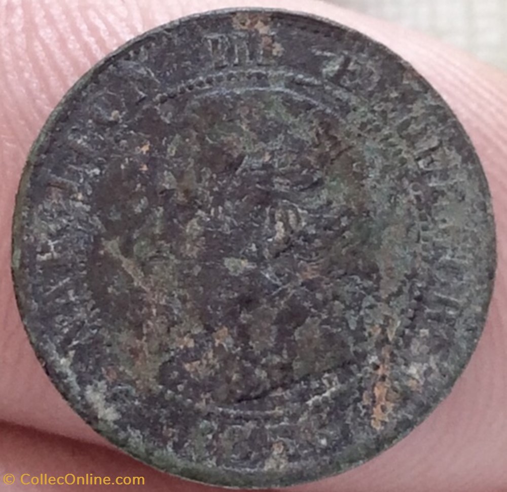 Un centime Napoléon III 1856 K Bordeaux monnaie france moderne un centime napoleon iii 1856 k bordeaux