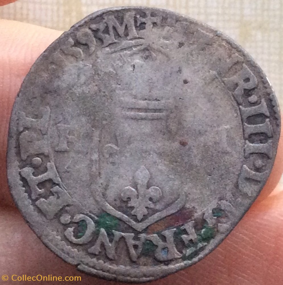 monnaie france royale douzain de henri iii la ligue 1593 m martigues