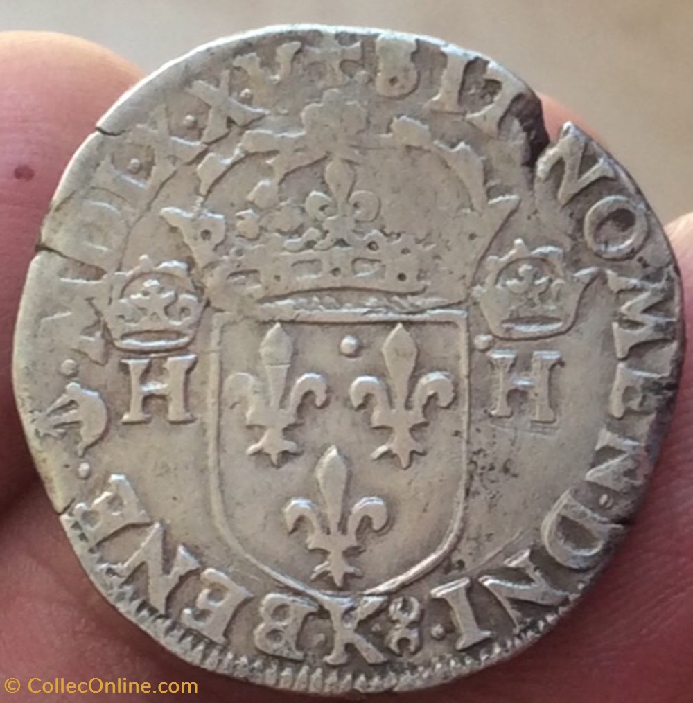 monnaies europe medievale france royales teston au col fraise henri iii mdlxxv 1575 k bordeaux