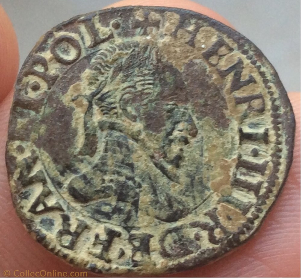 monnaie france royale double tournois henri iii sans date s troyes