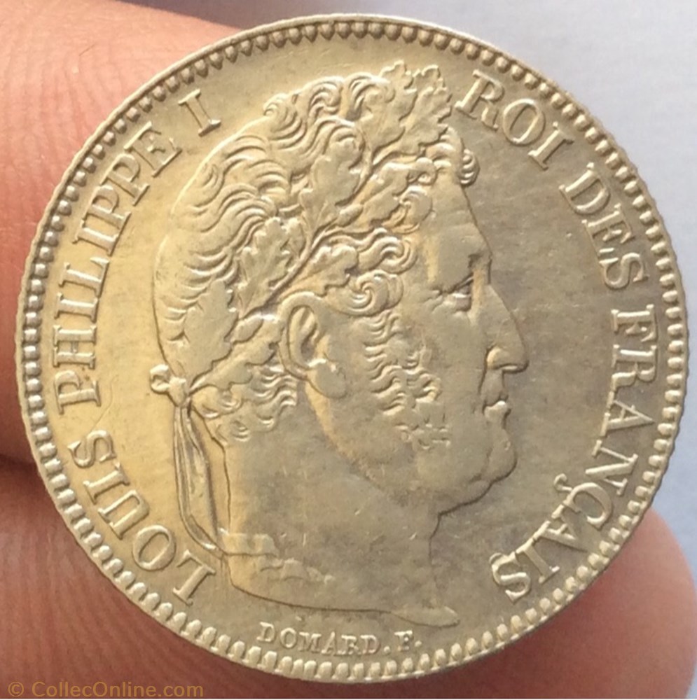 1 franc Louis-Philippe 1847 A Paris monnaie france moderne 1 franc louis philippe 1847 a paris