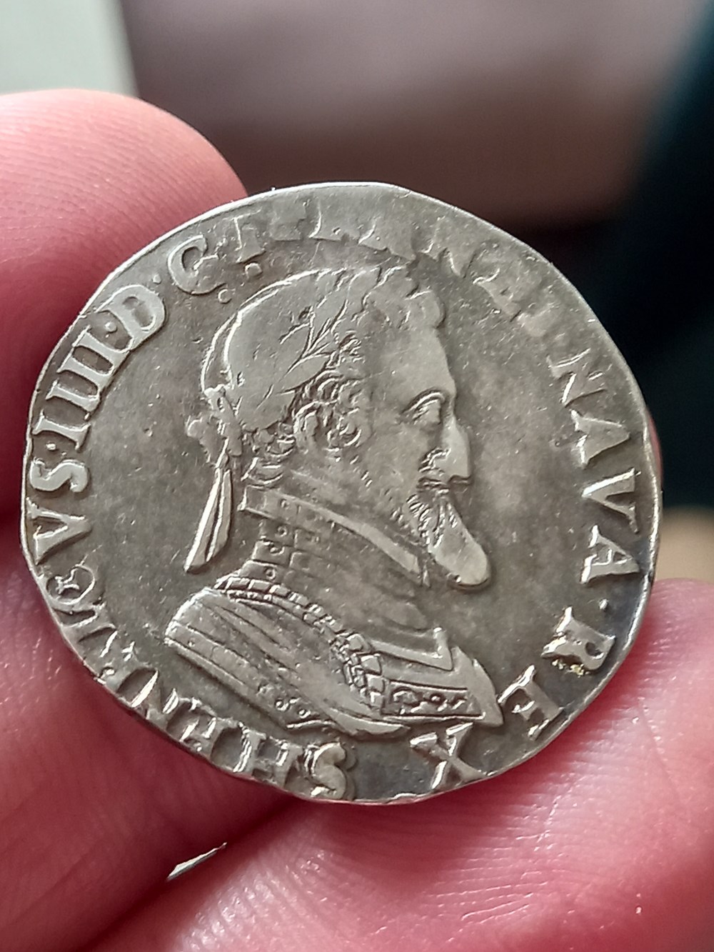monnaies europe medievale france royales demi franc henri iiii 1597 s troyes