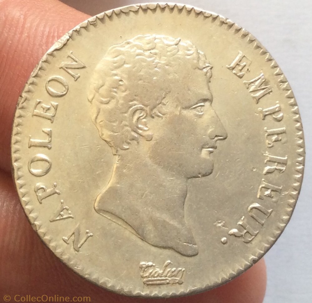 2 francs Napoléon 1er An 13 A Paris tête nue Revers république monnaie france moderne 2 francs napoleon 1er an 13 a paris tete nue revers republique