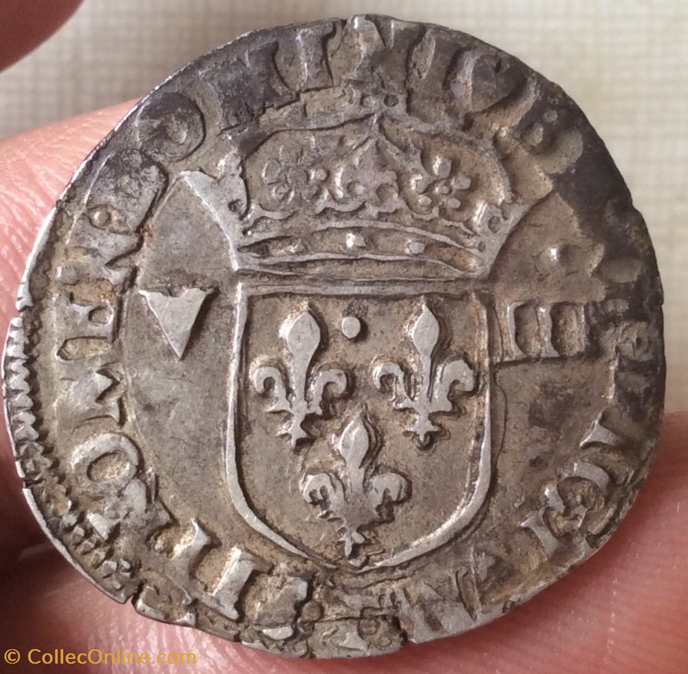 monnaies europe medievale france royales huitieme d ecu henri iiii 1603 t nantes