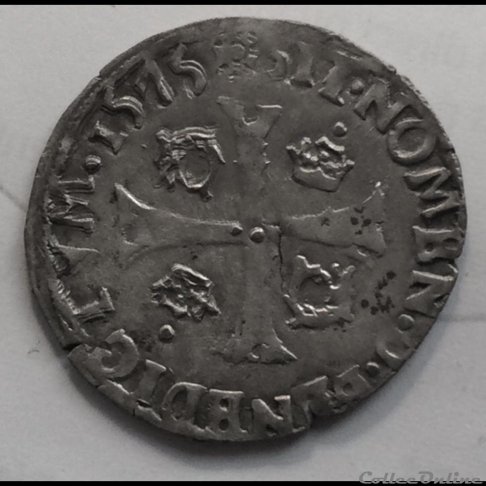 Douzain du Dauphiné Henri III au nom de Charles 9 Grenoble 1575 Z monnaie france royale douzain du dauphine henri iii au nom de charles 9 grenoble 1575 z