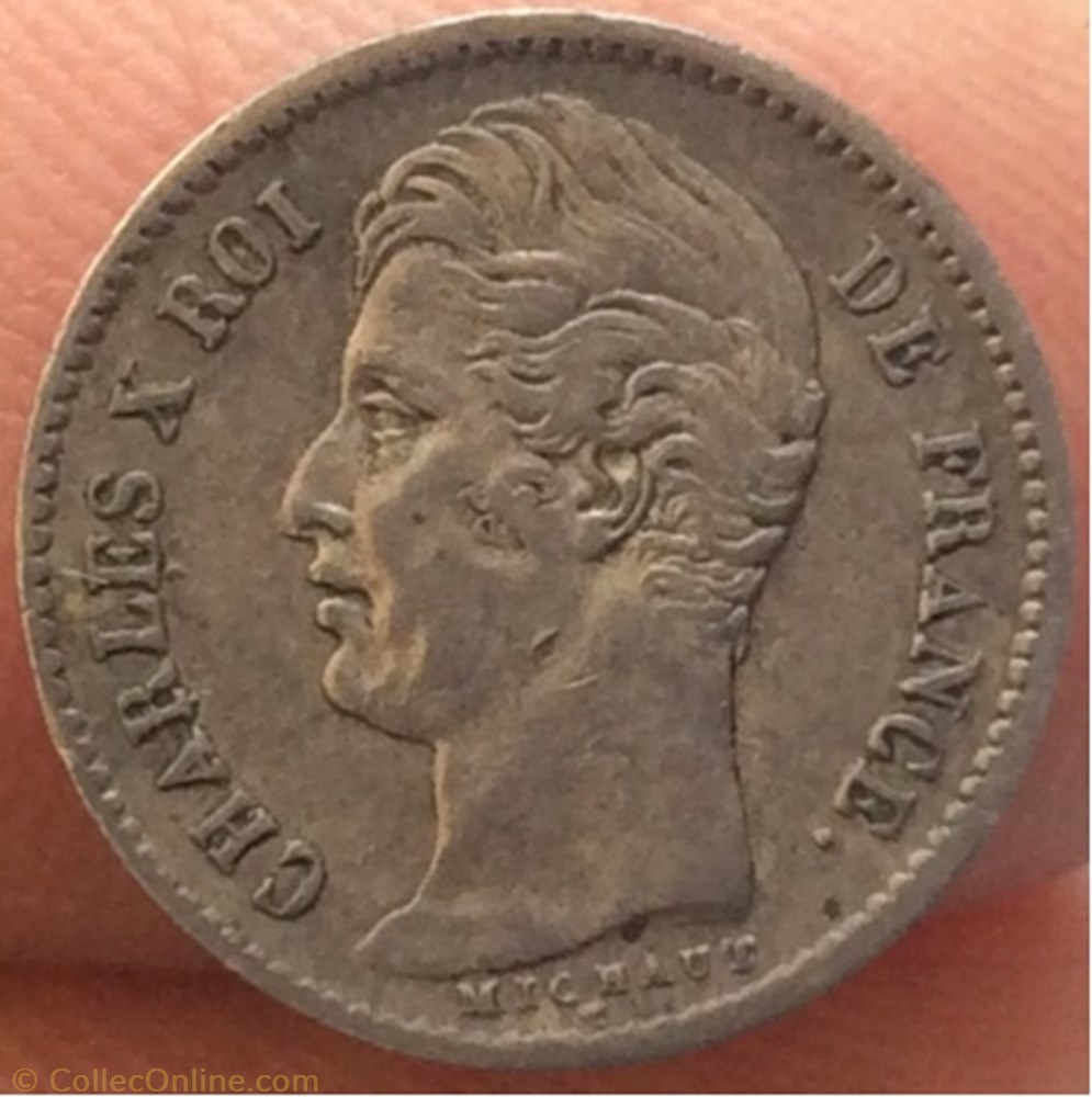 monnaie france moderne 1 4 franc charles x 1828 a paris