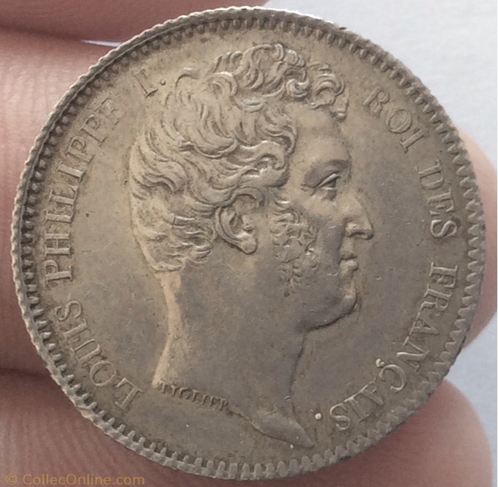 1 franc Louis-Philippe 1831 A Paris monnaie france moderne 1 franc louis philippe 1831 a paris