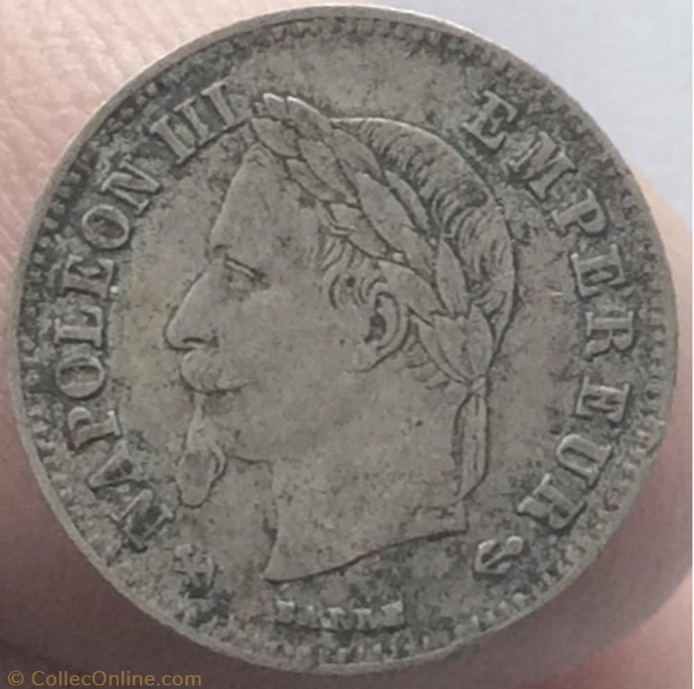 20 cent Napoléon III 1866 K tête laurée Bordeaux petit module monnaie france moderne 20 cent napoleon iii 1866 k tete lauree bordeaux petit module