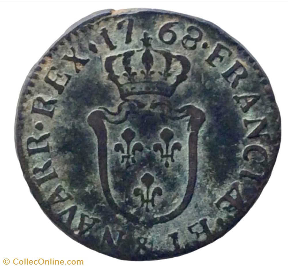 Demi sol d’Aix Louis XV 1768 & Aix en Provence monnaie france royale demi sol d aix louis xv 1768 aix en provence
