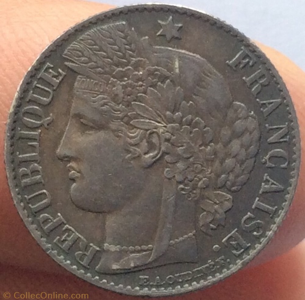 50 cent Cérès 1881 A Paris monnaie france moderne 50 cent ceres 1881 a paris