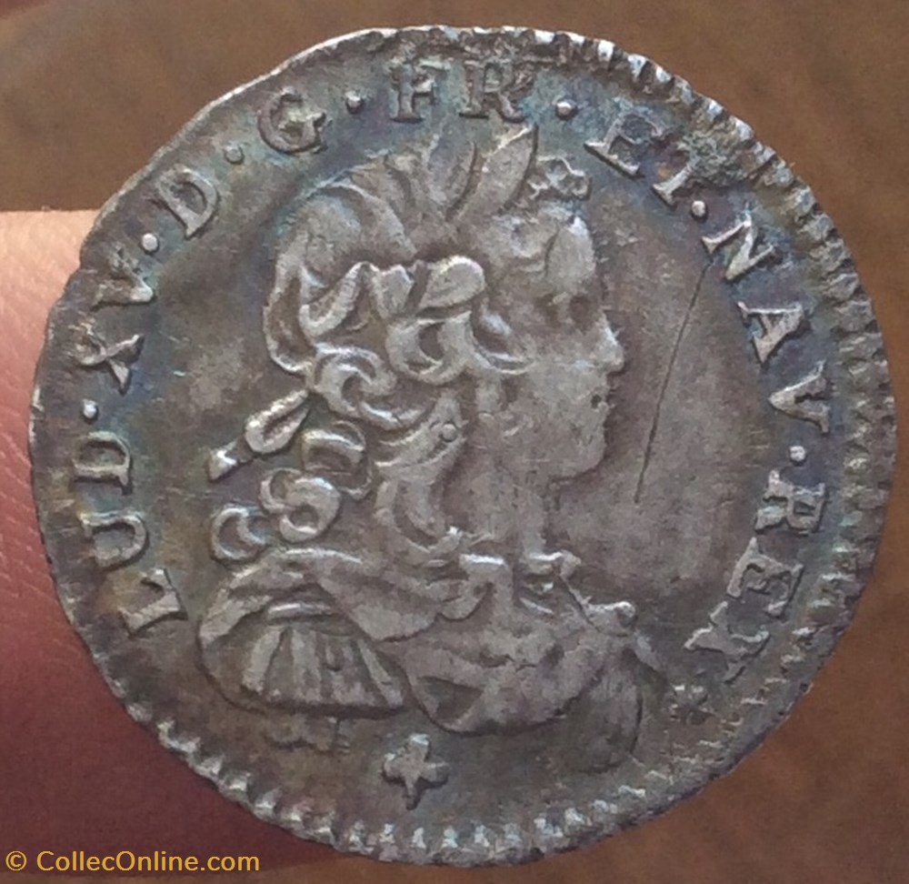 monnaie royale douzieme d ecu de france louis xv 1721 i limoges