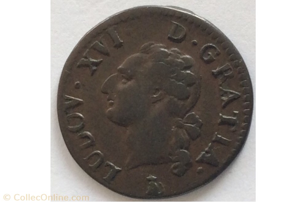 monnaie france royale liard de louis xvi 1789 t nantes