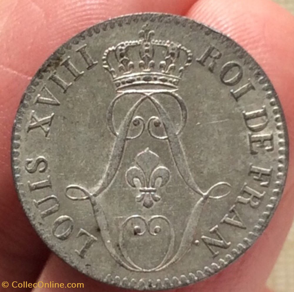 10 Cent. de Guyane 1818 A monnaies france colonies 10 cent de guyane 1818 a