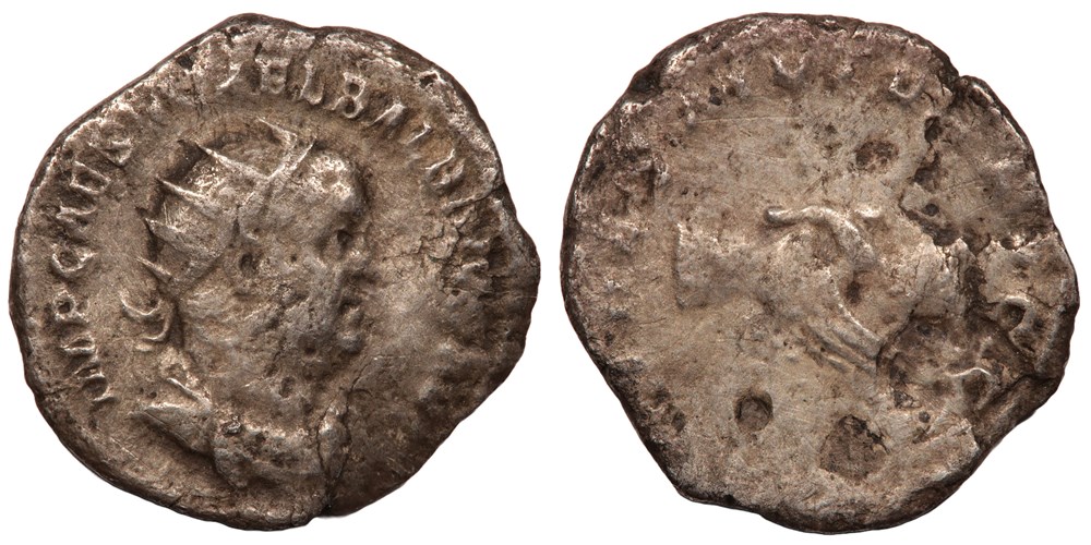 Balbinus - FIDES MVTVA AVGG coins ancient to balbinus fides mvtva avgg