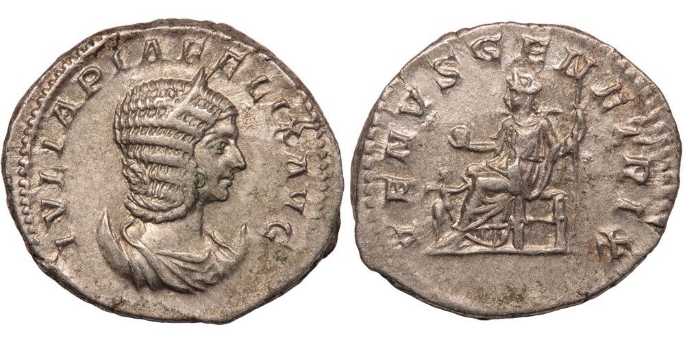 Julia Domna - VENVS GENETRIX coins ancient to romans imperial and republican julia domna venvs genetrix