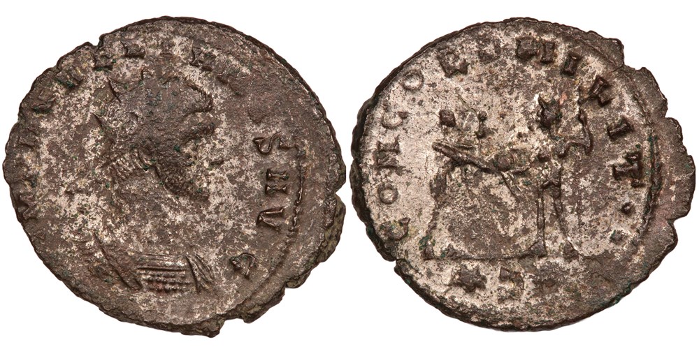 Aurelian Cyzicus CONCORD MILIT coins ancient to romans imperial and republican aurelian cyzicus concord milit