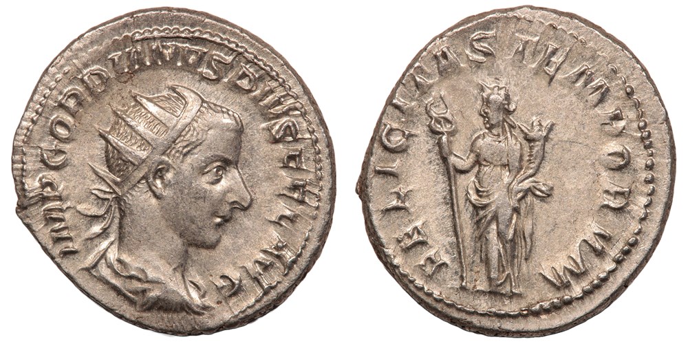 Gordian III - FELICITAS TEMPORVM coins ancient to gordian iii felicitas temporvm
