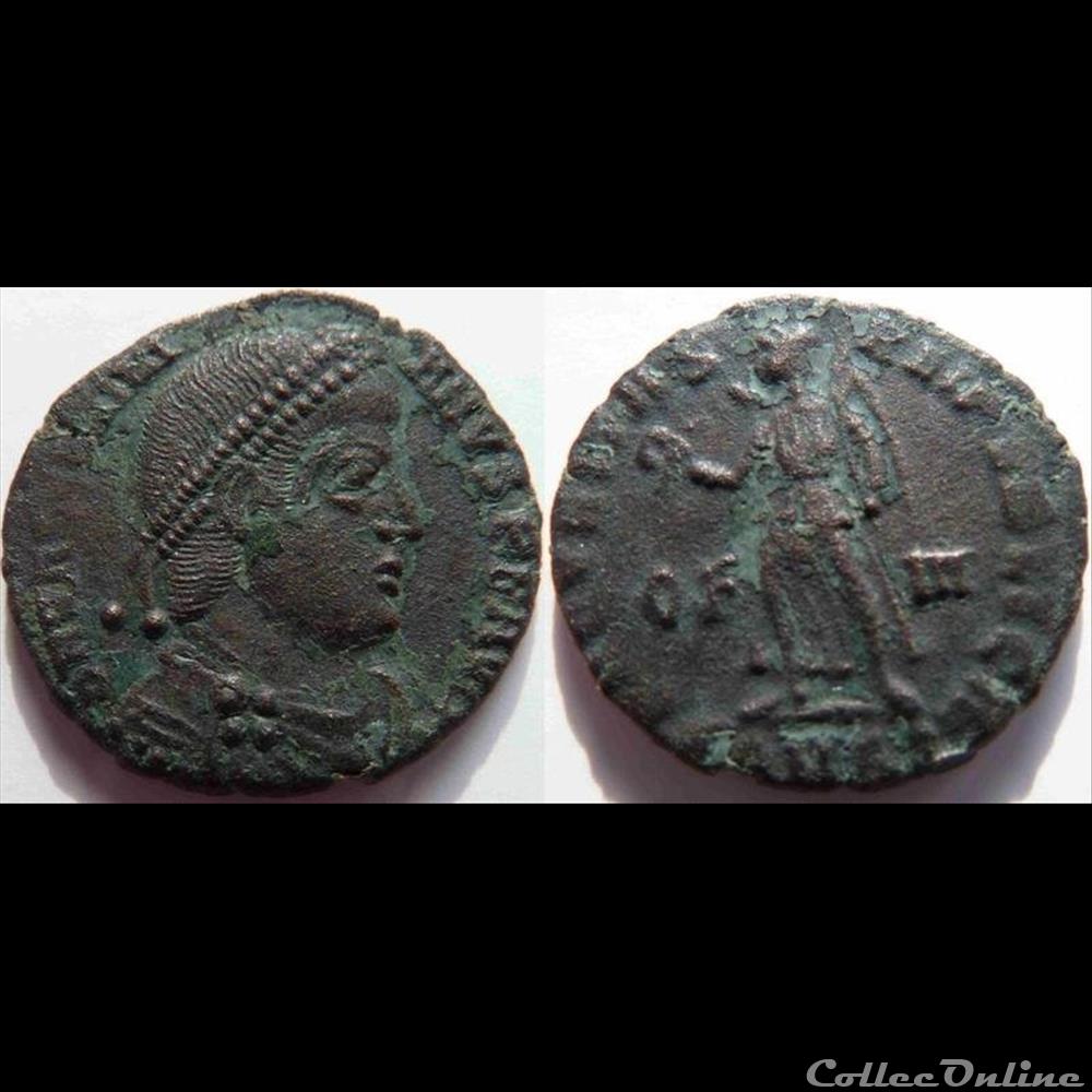 CONST - OF/ III dans le champ - Nummus monnaie antique romaine const of iii dans le champ nummus