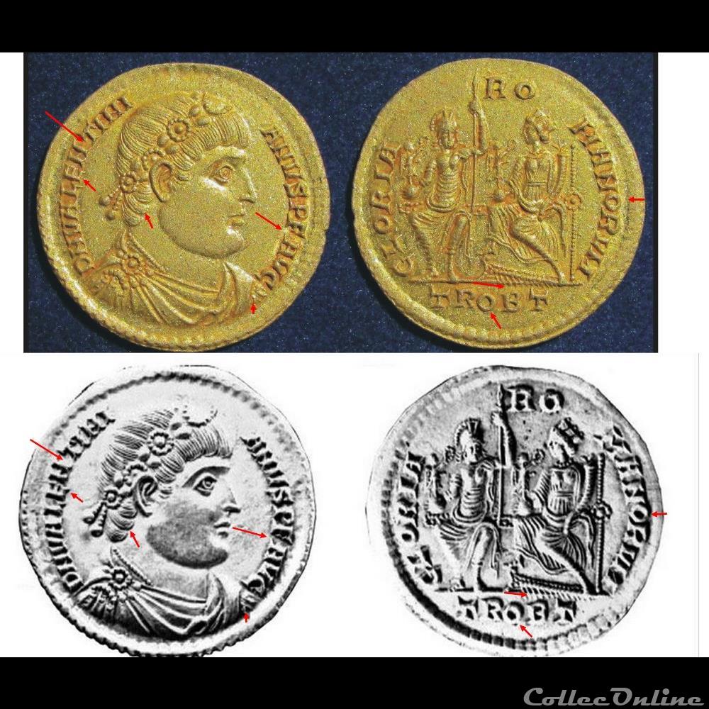 Valentinien Ier - Multiple de 2 solidi 3 monnaie antique romaine valentinien ier multiple de 2 solidi
