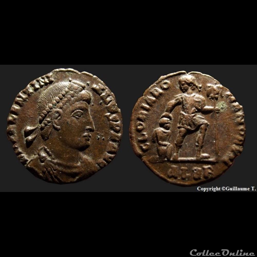ALEB - Nummus monnaie antique romaine aleb nummus