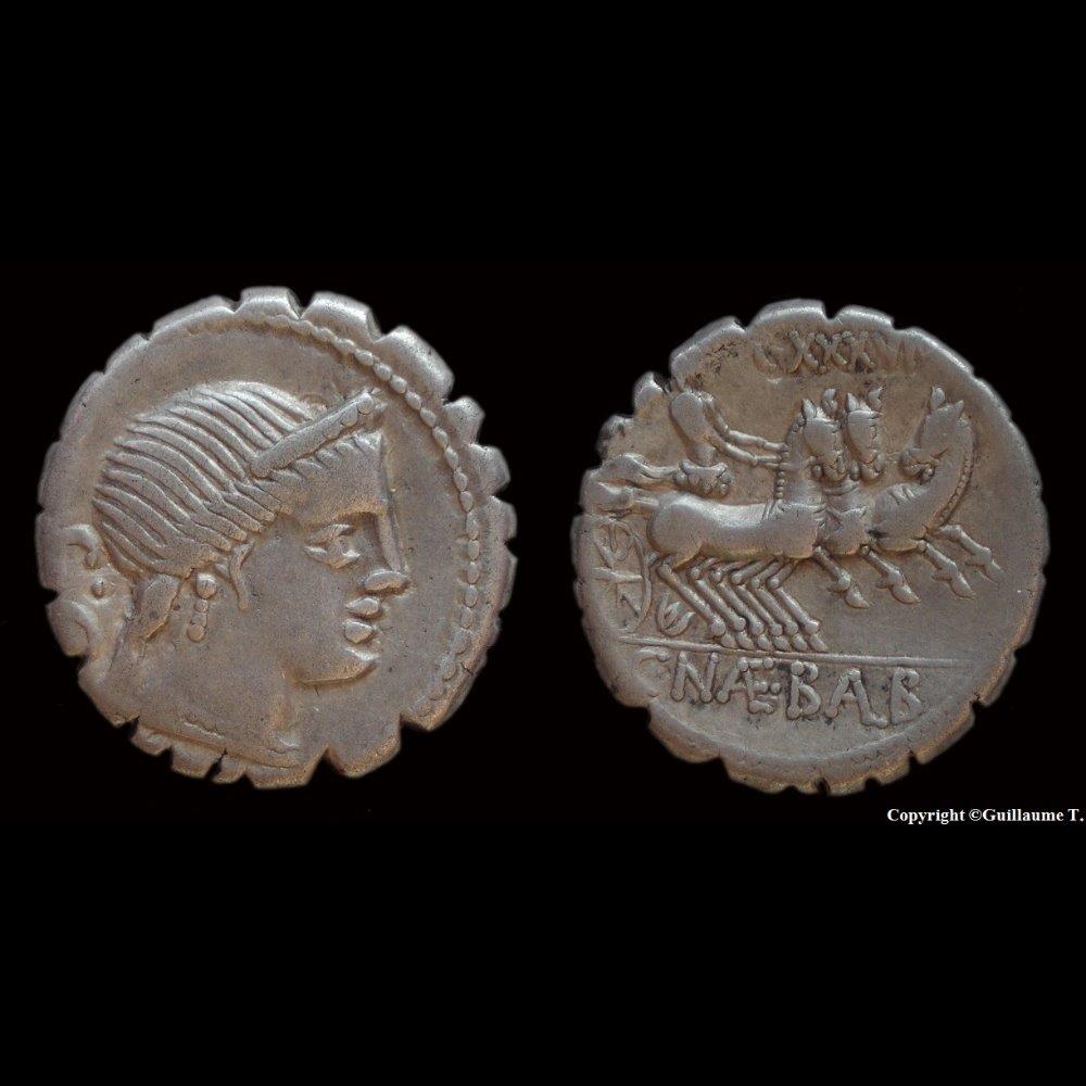 Denier C. NAEVIUS BALBUS monnaie antique romaine denier c naevius balbus