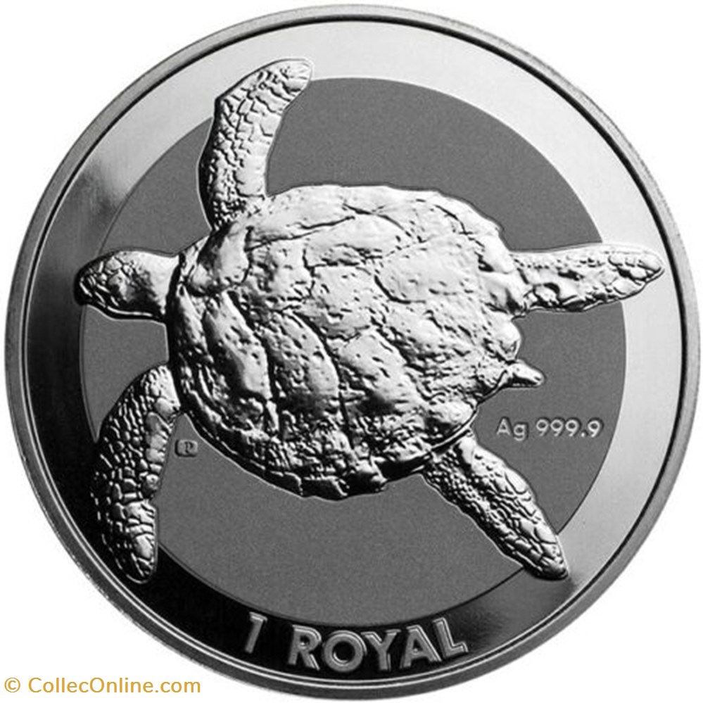 2020 TORTUE ROYALE DE MER monnaies 2020 tortue royale de mer