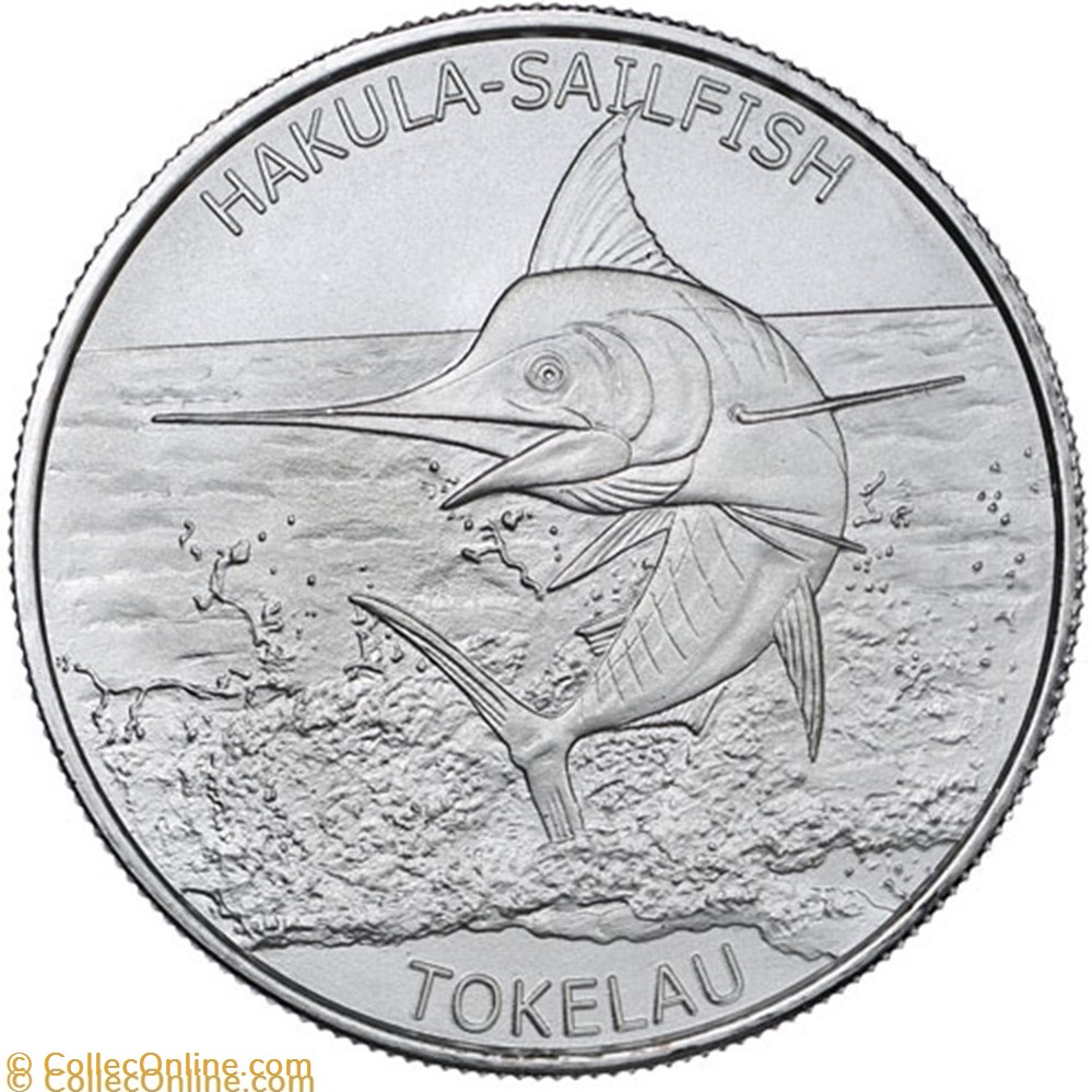 2016 HAKULA-SAILFISH monnaie 2016 hakula sailfish