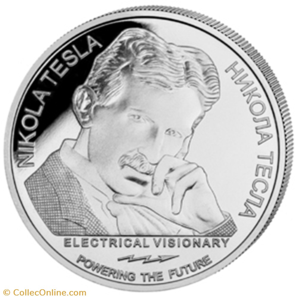 2020 NIKOLA TESLA : X RAYS monnaie 2020 nikola tesla x rays