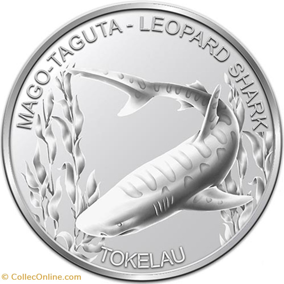 2018 MAGO-TAGUTA-LEOPARD SHARK monnaie 2018 mago taguta leopard shark