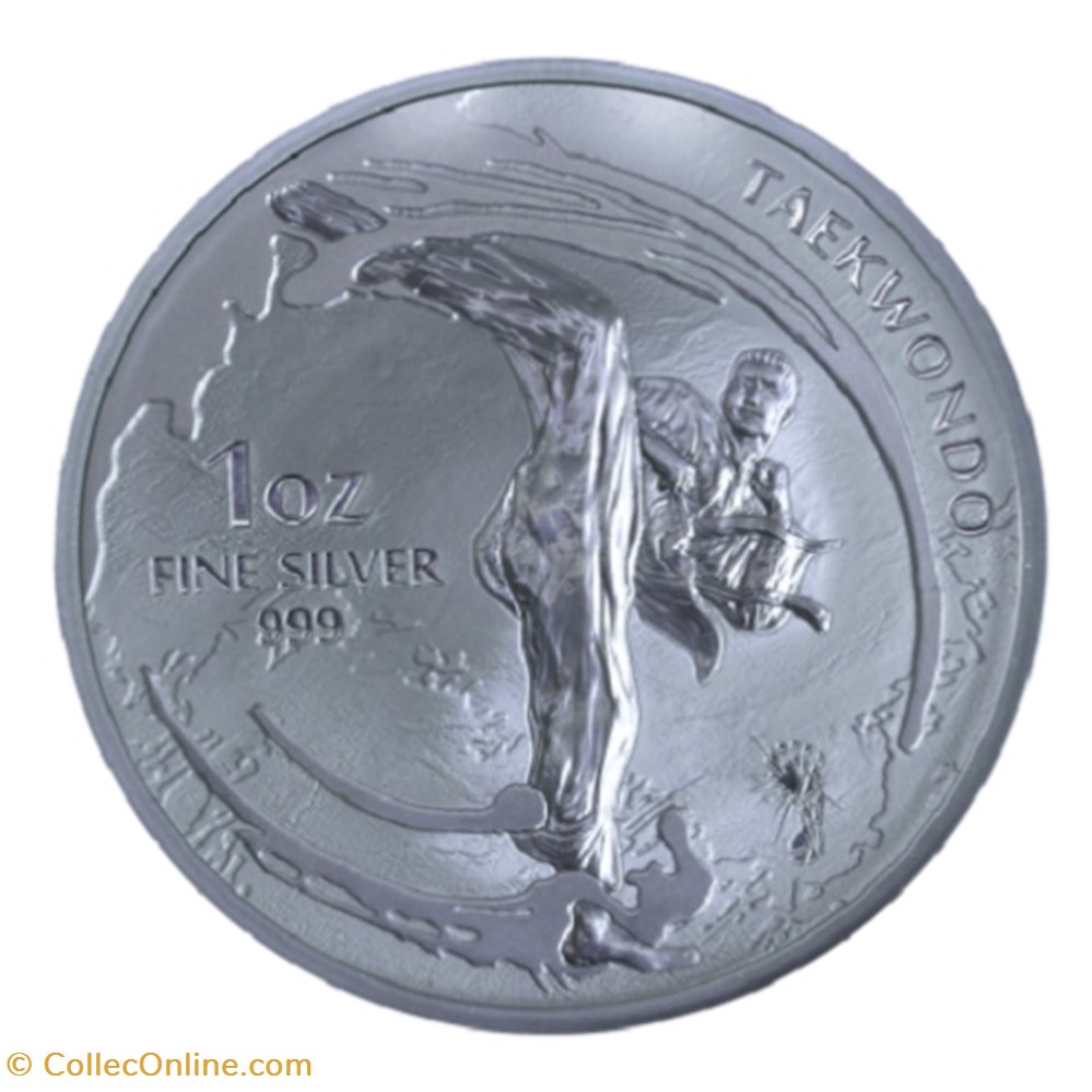 monnaie 2019 taekwondo