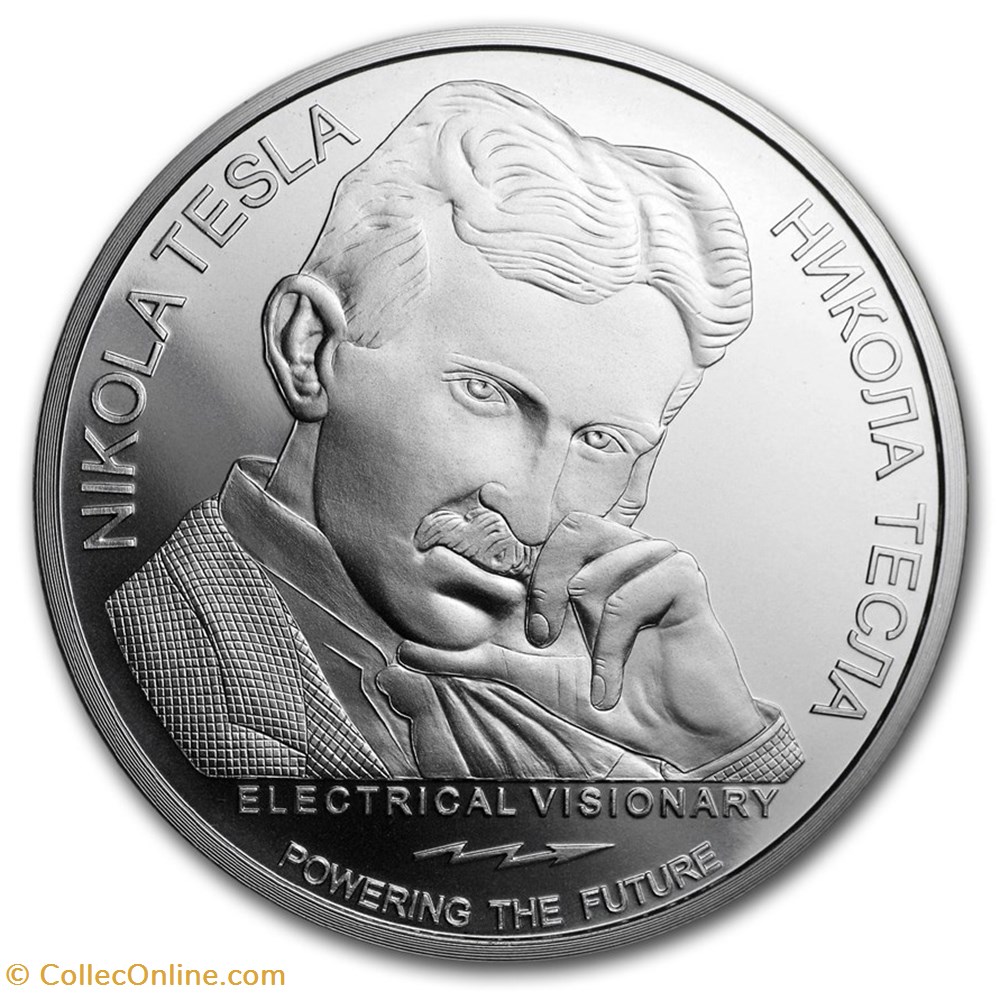 2019 NIKOLA TESLA : REMOTE CONTROL monnaie 2019 nikola tesla remote control
