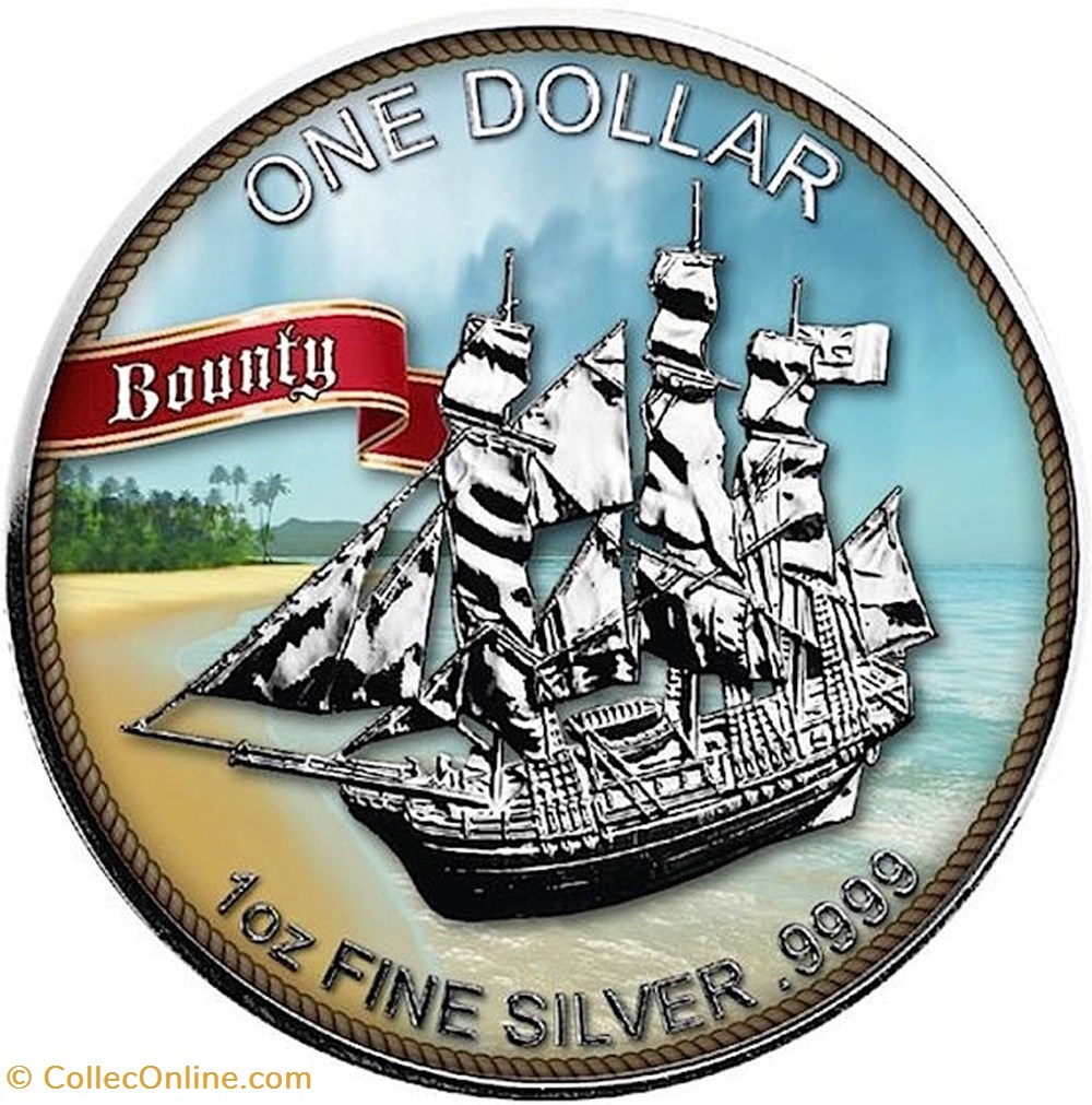 monnaies 2017 bounty color