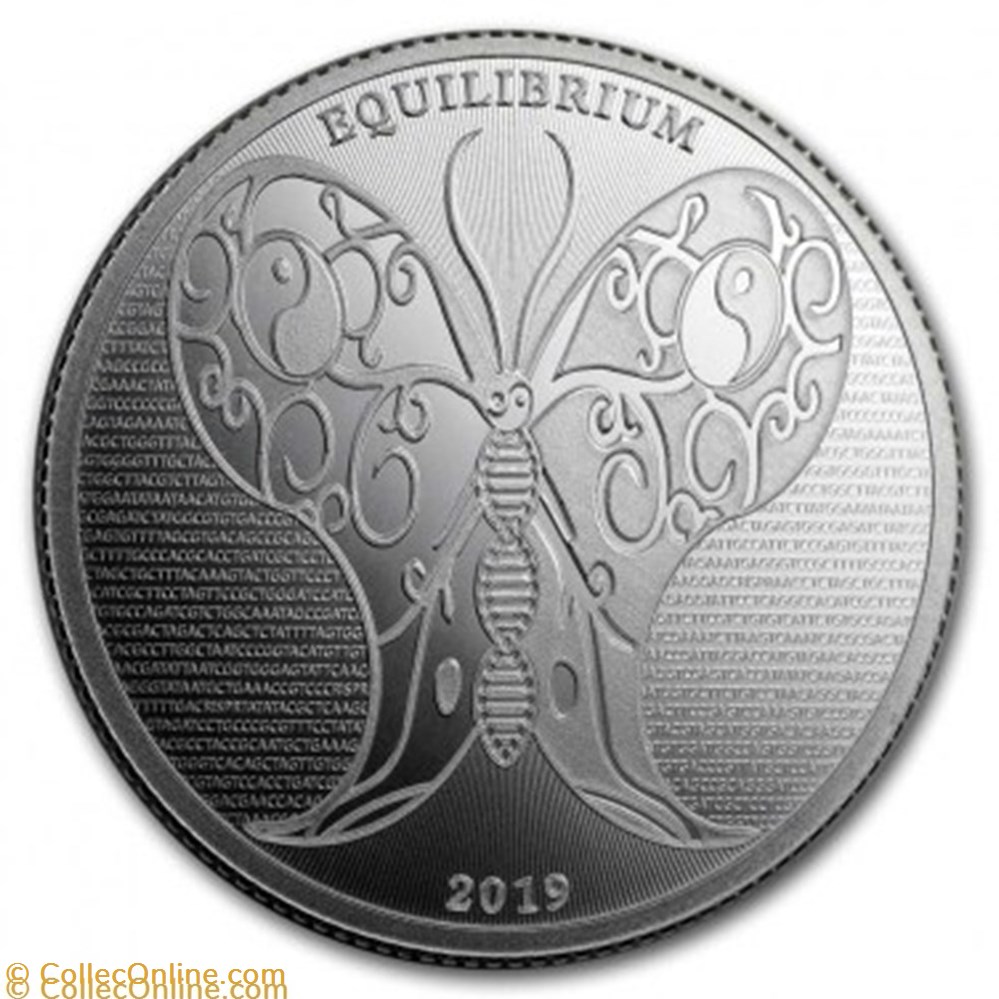 2019 EQUILIBRIUM BUTTERFLY monnaie 2019 equilibrium butterfly