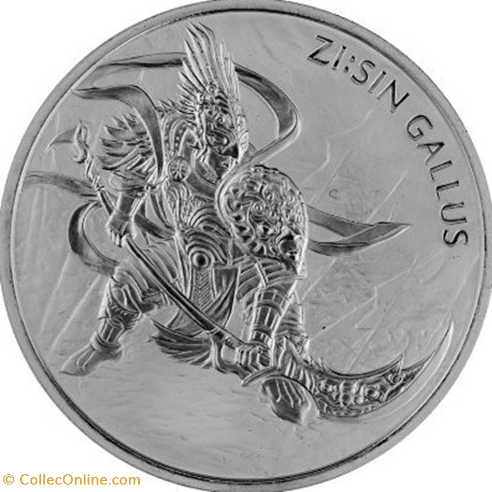 2017 ZI : SIN GALLUS monnaie 2017 zi sin gallus