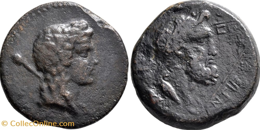 RPC I 4034 Cilicia, Aegeae. Pseudo-autonomous issue. Tetrassarion, time of Caligula, CY 86 = 39/40. coins ancient romans provincial rpc i 4034 cilicia aegeae pseudo autonomous issue tetrassarion time of caligula cy 86 39 40