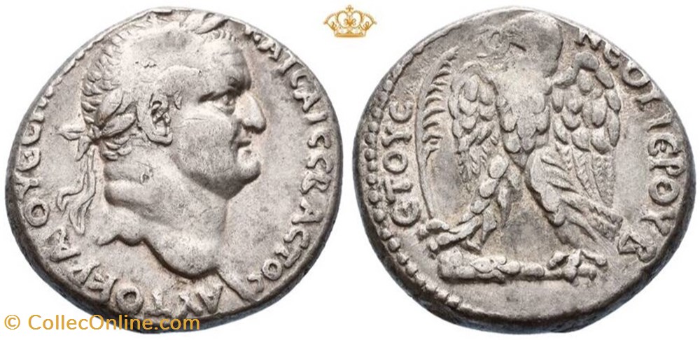RPC II 1954, Syria, Vespasian 69 AD coins ancient to romans provincial rpc ii 1954 syria vespasian 69 ad