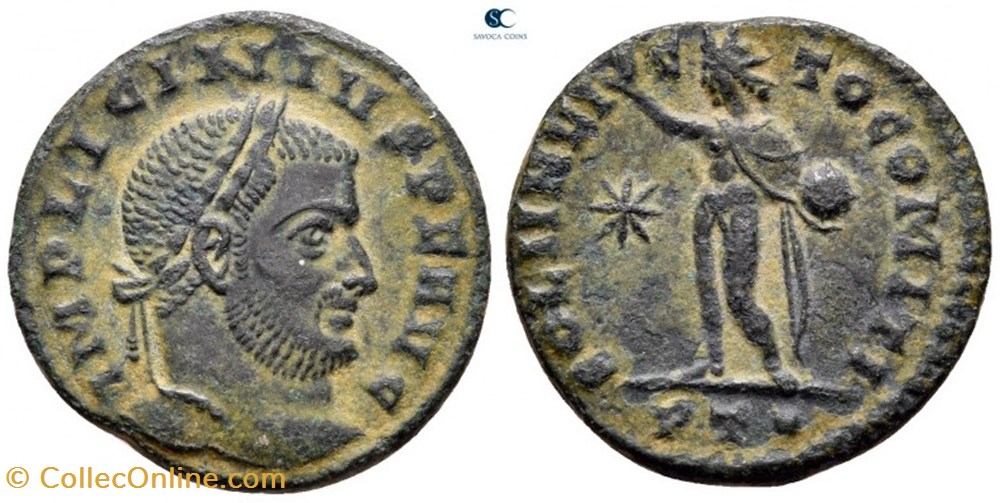 RCV 15293 Licinius BI Follis, Ticinum 313 AD coins ancient to romans imperial and republican rcv 15293 licinius bi follis ticinum 313 ad