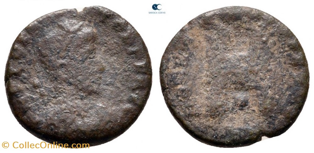 RCV 20675 Flavius Victor, AE4, Aqueila coins ancient b roman republican imperial rcv 20675 flavius victor ae4 aqueila